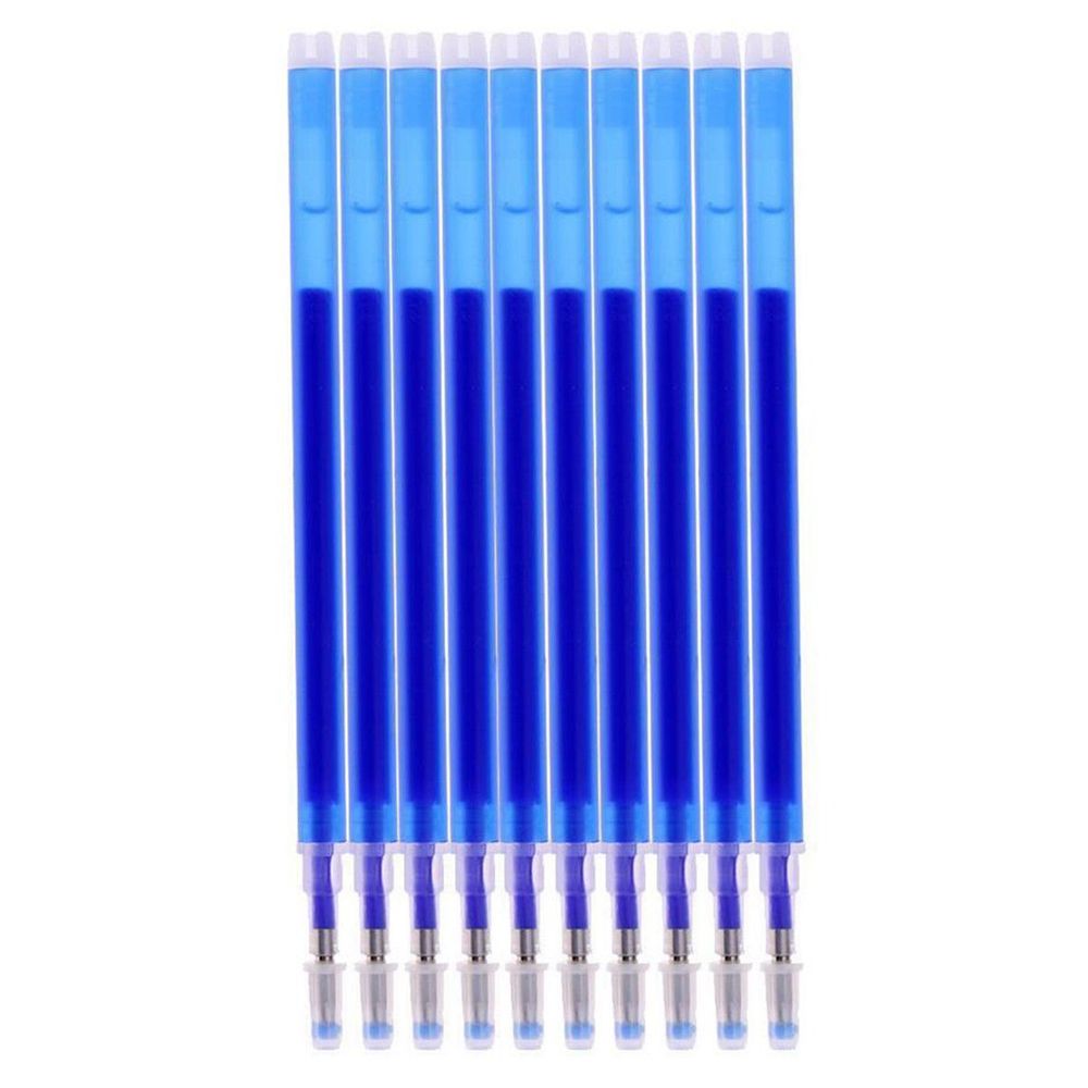  10 Stuks Hitte Uitwisbare Pennen (hervulbaar) Blauw